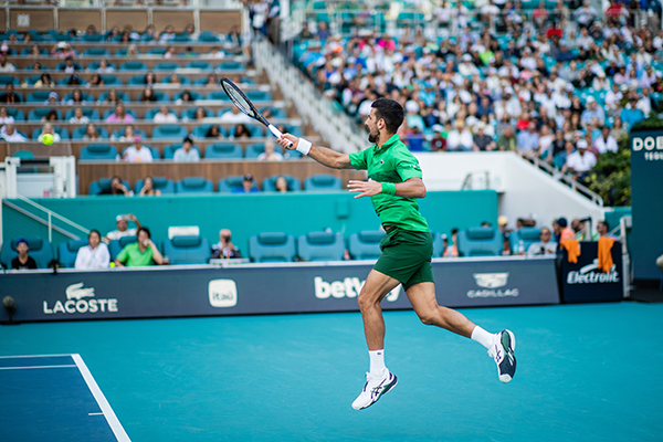 Nole en acción Nole en acción